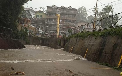 <p><strong>STILL NORMAL</strong>. The water level at City Camp Lagoon in Baguio City, a catchment area of most of the city’s rivers, remains at normal level in this photo taken around 1:30 p.m. on Tuesday (July 23, 2024). Local authorities have advised the public to remain on alert for the possible impact of torrential rains caused by the southwest monsoon and Typhoon Carina. <em>(PNA photo by Liza T. Agoot)</em></p>