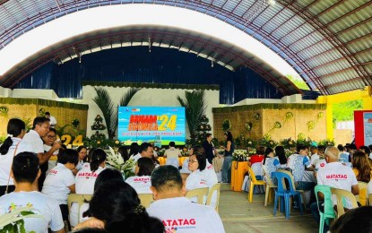 <p><strong>BRIGADA ESKWELA.</strong> The Department of Education Schools Division of Antique starts the Brigada Eskwela at the Barbaza National High School in Barbaza town with a program on Monday (July 22, 2024). Roger Jomolo, Antique National School principal, said Tuesday (July 23) they prepare schools in time for the opening of classes through the volunteer work activity. <em>(Photo courtesy of Dr. Marje Cabasan)</em></p>