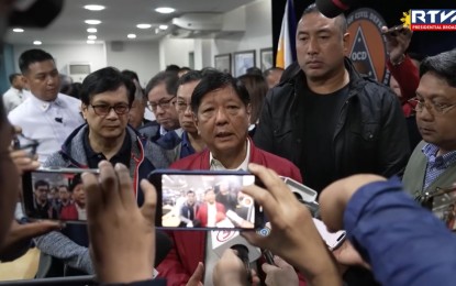 <p>President Ferdinand R. Marcos Jr. <em>(RTVM Screengrab)</em></p>