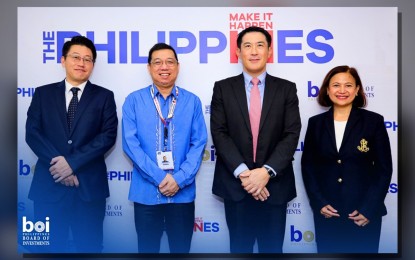 <p><strong>RENEWED PARTNERSHIP. </strong>The Board of Investments and Mizuho Bank, Ltd. vow to bolster their partnership through the renewed partnership signed in Makati City on July 16, 2024. Shown in photo are (from left) Kazuki Takefuji, head, Mizuho Business Development Department; Trade Undersecretary and BOI Managing Head Ceferino Rodolfo; Mizuho Bank Manila general Mmanager Masaaki Wada; and Director Lanie Dormiendo of BOI International Investments Promotion Service.<em> (Photo from BOI)</em></p>