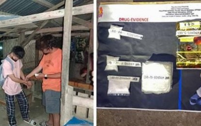 <p><strong>DRUG BUST.</strong> The 21-year-old suspect was collared by a combined elements of the Cebu Provincial Police Office's Intelligence Unit and the Liloan Municipal Police Station on Thursday (July 25, 2024). The suspect yielded 1.2 kilos of suspected shabu worth PHP8.1 million. <em>(Contributed photo)</em></p>
<p><strong><em> </em></strong></p>