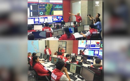 <p>Disaster Response Command Center under the Disaster Response Management Group of the Department of Social Welfare and Development <em>(Photo from DSWD website)</em></p>