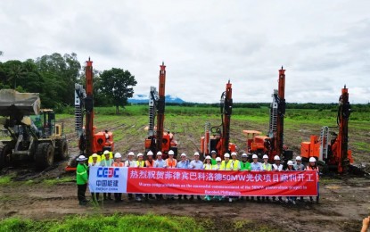 <p><strong>PHOTOVOLTAIC POWER</strong>. China Energy Engineering Group Shanxi Electric Power Engineering Co., Ltd. holds a groundbreaking and mobilization ceremony for the 65-megawatt Areco Solar PV Power Plant Project in Bacolod City on July 14, 2024. The project will have a capacity of 50 megawatts.<em> (Contributed photo)</em></p>