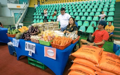 <p><strong>ACCREDITED RETAILERS</strong>. Some of the accredited retailers of the Walang Gutom: Food Stamp Program during the launch in Victorias City, Negros Occidental on July 22, 2024. Each beneficiary household receives an electronic benefit transfer (EBT) card that contains a monthly amount of PHP3,000 to purchase food from DSWD partner retailers. <em>(Photo courtesy of Victorias City Information Office)</em></p>