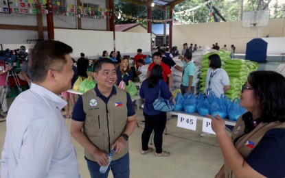 <p><strong>RICE FOR ALL.</strong> The Department of Agriculture (DA) launches the Rice for All program at the Kadiwa site at the Bureau of Plant Industry (BPI) in Malate, Manila on Thursday (August 1, 2024). Under the program, the general public may avail of the PHP45 per kilogram of mixed local and imported well-milled commercial rice. <em>(PNA photo by Yancy Lim)</em></p>