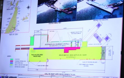 <p><strong>WHARF PROJECT.</strong> The master plan for the Sta. Fe Port improvement project which includes a finger wharf that can accommodate international cruise vessels. The wharf is expected to bring in more people and businesses to the paradise island of Bantayan. <em>(Photo courtesy of Cebu Capitol-PIO)</em></p>