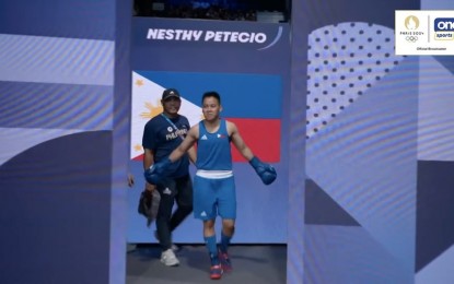 <p>Nesthy Petecio <em>(Screenshot from POC)</em></p>