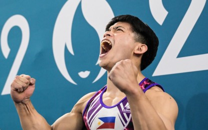 Golden hour: Gymnast Carlos Yulo finally nails biggest Olympics prize