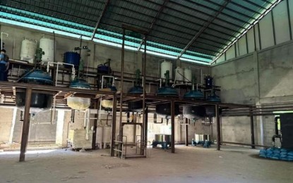 <p><strong>'SHABU LAB'.</strong> Authorities discover equipment allegedly used in manufacturing shabu in a raid at a warehouse in Maitum, Sarangani on Sunday (Aug. 4, 2024). The Police Community Affairs and Development Group (PCADG)-12 on Monday (Aug. 5) said the warehouse was the subject of a search warrant issued by a Sarangani court. <em>(Photo courtesy of PCADG-12)</em></p>