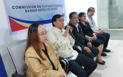 <p><strong>LINKING TO HOME</strong>. Commission on Filipinos Overseas Secretary Romulo Arugay (2nd from left)  during the launching of the agency’s North Luzon satellite office in Baguio City on Wednesday  (August 7, 2024). The satellite office has the capacity to cater up to 50 clients from the Cordillera as well as the Ilocos Region, Cagayan Valley, and Central Luzon daily. <em>(PNA photo courtesy of Mann Sortejas/ PIA-CAR)</em></p>