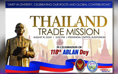 <p>Photo of the annoucement for the trade mission. <em>(Photo courtesy of the Ilocos Norte provincial government)</em></p>