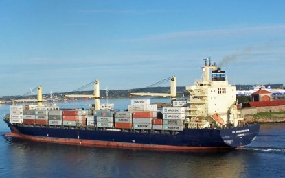 <p>Liberian-flagged container vessel MV Groton <em>(Photo grabbed from vesselfinder.com)</em></p>