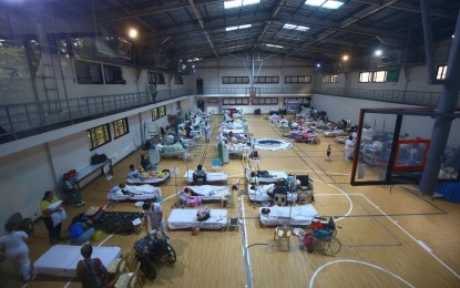 <p><strong>NO ROOM.</strong> The National Kidney and Transplant Institute in Quezon City has converted its gym into an extension ward due to the deluge of patients afflicted with leptospirosis in this Aug. 9, 2024 photo. President Ferdinand R. Marcos Jr. on Friday (Aug. 23) called on local government units to step up information dissemination efforts against leptospirosis and mpox. <em>(PNA photo by Joan Bondoc)</em></p>