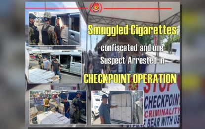 <p>One of the recent successful operations of the Police Regional Office-Bangsamoro Autonomous Region against cigarette smuggling. <em>(File photo courtesy of PRO-BAR)</em></p>