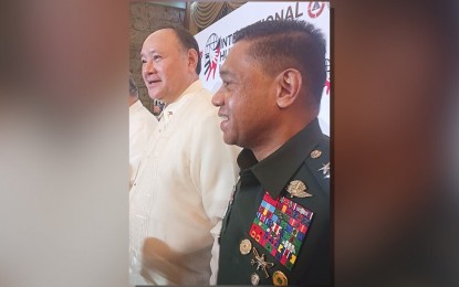 <p>DND Secretary Gilberto Teodoro Jr. (left) and AFP chief Gen. Romeo Brawner Jr. (right) <em>(PNA photo by Priam Nepomuceno)</em></p>