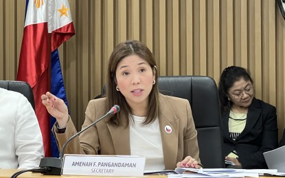 <p>Budget Secretary Amenah Pangandaman. <em>(PNA photo by Darryl John Esguerra)</em></p>