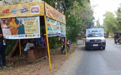 <p><strong>ASF CHECKPOINT</strong>. An animal quarantine checkpoint in Hinoba-an, Negros Occidental in this photo on Tuesday (Aug. 13, 2024). “The border control operation continues. Our quarantine inspectors have been instructed to heighten alert due to new African swine fever cases in Valencia, Negros Oriental,” Dr. Placeda Lemana, provincial veterinarian, said. <em>(Photo courtesy of PVO-Negros Occidental)</em></p>