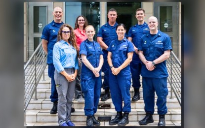 <p><strong>OIL SPILL RESPONSE TRAINING.</strong> The United States National Response Team members from its coast guard and National Oceanic and Atmospheric Administration at the US Embassy in Manila. The team arrived on Aug. 4, 2024 to provide oil spill response training.<em> (Photo courtesy of US Embassy in Manila)</em></p>