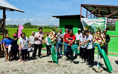 <p><strong>AGRI SUPPORT.</strong> The National Irrigation Administration in Agusan del Norte formally turns over the PHP14-million solar-powered irrigation project to the Tagabaca-Aupagan Irrigators Association, Inc. in Butuan City on Friday (Aug. 16, 2024). The project is seen to irrigate some 25 hectares of rice farms. <em>(Photo courtesy of NIA-ADN)</em></p>