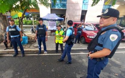 <p><strong>SAFETY AND SECURITY.</strong> The Davao City Police Office continues to patrol the streets on Monday (Aug. 19, 2024), a day after the 39th Kadayawan Festival ended. The 11-day event was held without a hitch, and officials thanked the public for their cooperation. <em>(PNA photo by Robinson Niñal Jr.)</em></p>