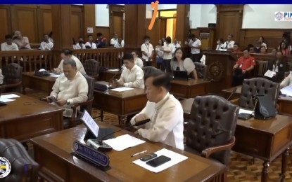 <p><strong>SAFE SPACES.</strong> Members of the Sangguniang Panlalawigan of Pangasinan approve a resolution urging the full implementation of the Safe Spaces Act during a session on Monday (Aug.19, 2024). The provincial board urged local government units to adopt Republic Act 11313 or pass an ordinance for its full implementation. <em>(Screenshot from PIMRO's live stream)</em></p>