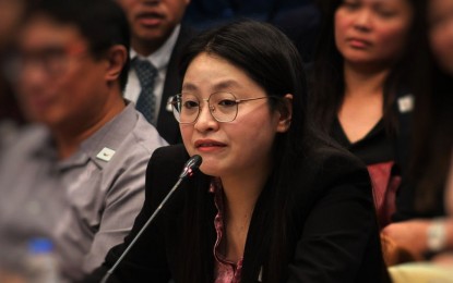 <p>Dismissed Bamban, Tarlac mayor Alice Guo<em> (PNA file photo)</em></p>