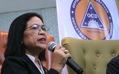 <p><strong>DISABILITY PENSION.</strong> Remedios Josol, head of the Philippine Veterans Affairs Office in Davao Region (PVAO-11), bares during Kapihan sa Bagong Pilipinas on Tuesday (Aug. 20, 2024) that under President Ferdinand Marcos Jr.’s administration, the disability pension of veterans has increased to P10,000 from PHP1,700 since November last year. Around PHP8.4 million in disability pensions were disbursed to 92 veterans from November 2023 to August this year.<em> (PNA photo by Robinson Niñal Jr.)</em></p>