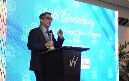 <p><strong>HALAL DEV’T</strong>. Mindanao Development Authority (MinDA) Secretary Leo Tereso Magno bares in Davao City on Thursday (Aug. 22, 2024) that the Halal industry is now a priority agenda in the BIMP-EAGA following the recent success of the Halal Industry Conference in Manila. He said MinDA and its partners would continue their pursuit of establishing Special Economic Zones intended for Halal food production to attract investors and contribute to driving local economies, particularly in Mindanao.<em> (Photo from MinDA)</em></p>