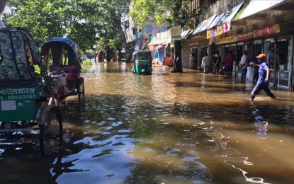 <p><strong>FLOODING</strong>. The flood situation in southeastern Bangladesh has deteriorated as rivers overflow due to continuous rainfall, leaving over 1.5 million people stranded. Reports on Wednesday (Aug 21, 2024), said the flood situation may improve in about three days.  <em>(Anadolu)</em></p>