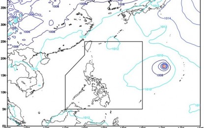 <p>Tropical Cyclone Shanshan outside the Philippine Area of Responsibility<em> (Image courtesy of PAGASA)</em></p>