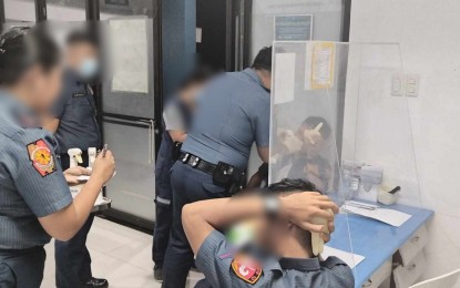 <p><strong>WOUNDED.</strong> Police officers undergo treatment at the Camp Quintin M. Merecido Hospital on Sunday (Aug. 25, 2024). These police officers were injured after tensions escalated in the ongoing police operations to capture fugitive Kingdom of Jesus Christ (KOJC) leader Apollo Quiboloy at the religious group's compound in Davao City. <em>(Photo courtesy of PNP Public Information Office)</em></p>