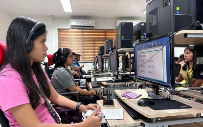 <p><strong>LEARNING KOREAN.</strong> Some students of the Mariano Marcos State University (MMSU) learn the Korean language beginner course at the university's 'iHub' on Saturday (Aug. 24, 2024). This is a pilot program of the MMSU with international partners to boost the global competitiveness of learners. <em>(Photo courtesy of MMSU)</em></p>