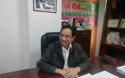 <p><strong>WATER IMPOUNDING</strong>. Antique Vice Governor Edgar Denosta gives an update on the small water impounding projects requested by the provincial board in an interview on Tuesday (Aug. 27, 2024). Denosta said Senator Cynthia Villar already endorsed their resolution, requesting the project to the Bureau of Soil and Water Management for funding and implementation. <em>(PNA photo by Annabel Consuelo J. Petinglay)</em></p>