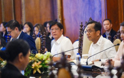 <p><strong>BOARD MEETING</strong>. President Ferdinand R. Marcos Jr. convenes the 20th National Economic and Development Authority (NEDA) Board meeting at Malacañan Palace in Manila on Wednesday (Aug. 28, 2024). Among the topics discussed during the meeting was the inclusion of the Department of Agriculture and the Department of Education in the NEDA Board, as part of the efforts to attain food security and promote skills development. <em>(Photo courtesy of the Presidential Photojournalists Association)</em></p>