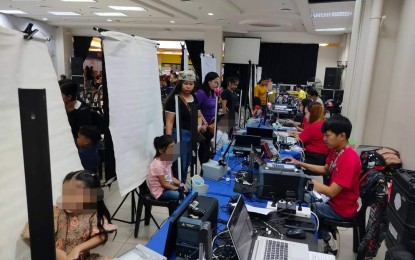 <p><strong>REGISTRATION</strong>. Children pose for their national identification card photo during the Rehistro Bulilit event at a mall in Urdaneta City, Pangasinan on Monday (Aug. 26,2024). Rehistro Bulilit is a program of the Philippine Statistics Authority to strengthen the registration of children one to four years old under the Philippine Identification System. <em>(Photo courtesy of PhilSys Pangasinan)</em></p>