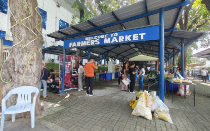 <p><em>A farmers market inside the provincial capitol grounds in Cagayan de Oro City.</em> (File photo courtesy of Provincial Agriculture Office)</p>
<p> </p>