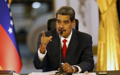 <p>Venezuelan President Nicolas Maduro</p>