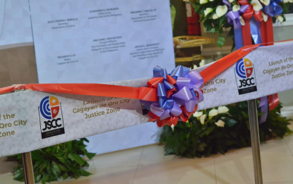 <p>Ribbon-cutting ceremony to launch the Tri-City Special Justice Zones in Cagayan de Oro City on Tuesday (Sept. 3, 2024).<em> (Photo courtesy of CDO-CIO)</em></p>