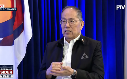 <p><strong>WAGE HIKES.</strong> Labor Secretary Bienvenido Laguesma says workers in regions outside Metro Manila may expect a raise in their daily take-home pay within the year during the Malacañang Insider program aired over PTV on Wednesday (Sept. 4, 2024). Laguesma said the development is in line with the directive of President Ferdinand R. Marcos Jr. to the Regional Tripartite Wages and Productivity Boards to review the minimum wage rates in their respective regions. <em>(Screengrab from PTV)</em></p>