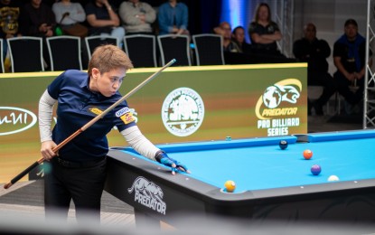 <p>Rubilen Amit, Massé WPA Women’s World 9-Ball Championship 2024 champion <em>(Photo courtesy of Predator Pro Billiard Series)</em></p>