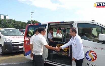 PBBM to PCSO: Stop 'palakasan' system in giving ambulances to LGUs