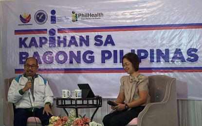 <p><strong>GOV'T HEALTH INSURANCE. </strong>Philippine Health Insurance Corporation-Bicol (PhilHealth-5) Regional Vice President Alberto C. Manduriao answers media questions during the 'Kapihan sa Bagong Pilipinas' forum at Bicol Foods Delights in Legazpi City, Albay on Tuesday (Sept. 10, 2024). He said the agency now has 146 accredited service providers under its Konsulta (Konsultasyong Sulit at Tama) comprehensive outpatient benefits package<em>. (PNA photo by Connie Calipay) </em></p>