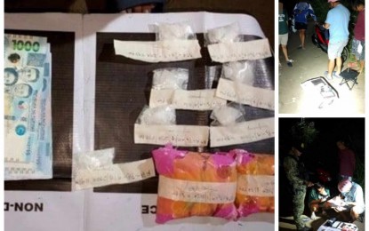 <p><strong>BUSTED.</strong> Police seize PHP1.7 million worth of suspected shabu during a buy-bust in Dumaguete City, Negros Oriental on Monday night (Sept. 9, 2024). The "high-value” suspect sold the illegal substance to an undercover agent. <em>(Photo courtesy of NOPPO)</em></p>