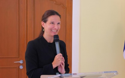 <p>French Ambassador to the Philippines Marie Fontanel<em> (Photo from France embassy FB)</em></p>