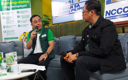 <p><strong>GOOD CLAIMS</strong>. Harvey Carcedo, PhilHealth-11 Vice President, shares during the Kapihan sa Bagong Pilipinas in Davao City on Tuesday (Sept. 10, 2024) that over PHP5.8 billion were paid for 665,358 claims as of August. He highlighted the agency's reporting system as a key initiative to reconcile records with hospitals and ensure accurate financial management. <em>(PNA photo by Robinson Niñal Jr.)</em></p>