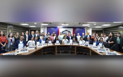 <p><strong>RENEWED PARTNERSHIP.</strong> Bureau of Internal Revenue Commissioner Romeo Lumagui Jr. (center), BIR officials and personnel pose for a group photo alongside the members of the multi-sectoral group on Tuesday (Sept. 10, 2024) at the BIR main office in Quezon City. Through the multi-sectoral group, the private sector can voice out their concerns with current and proposed polices and regulations of the BIR. <em>(Photo courtesy of BIR)</em></p>