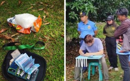 <p><strong>DRUG HAUL.</strong> Police operatives seize some PHP 7.3 million worth of shabu during a buy-bust operation in Bacong, Negros Oriental on Tuesday (Sept. 10, 2024). The suspect is tagged as a "high-value" target in the police's list of drug personalities. <em>(Photo courtesy of Negros Oriental Police Provincial Office)</em></p>