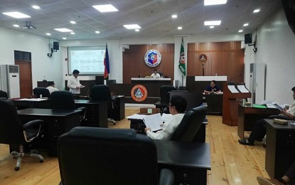 <p><strong>HISTORICAL MARKER</strong>. The Antique provincial board approves an ordinance mandating the installation of markers on important cultural properties in the province during their regular session on Monday (Sept. 9, 2024). Board Member Dante Beriong,  during an interview on Thursday (Sept. 12), said the local councils on history and cultural heritage in municipalities are encouraged to submit articles on their important statues, landmarks, and sites for installation of markers by the provincial government. <em>(PNA photo by Annabel Consuelo J. Petinglay)</em></p>