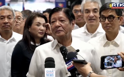 <p>President Ferdinand R. Marcos Jr. <em>(RTVM screengrab)</em></p>