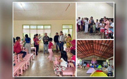 <p><strong>TEMPORARY SHELTER.</strong> More than 400 residents, including children, in vulnerable barangays in Canlaon City, Negros Oriental, have evacuated to safety as Mt. Kanlaon remains restive on Friday (Sept. 13, 2024). The city government has also imposed other measures like curfew hours, liquor ban, and mandatory wearing of face masks in public places.<em> (Photos courtesy of Canlaon City Public Information Office)</em></p>